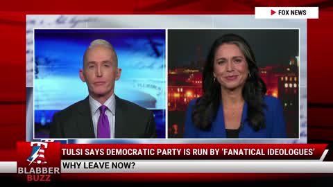 Tulsi Says Democratic Party Is Run By ‘Fanatical Ideologues’