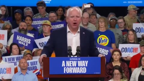 Tampon Tim instructs his supporters to have "hard conversations with strangers in the grocery store