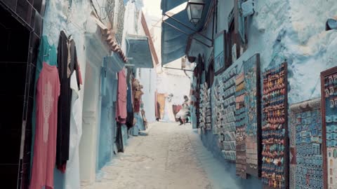 The blue city of Morocco