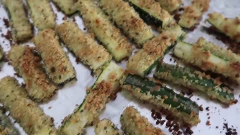 Parmesan zucchini sticks