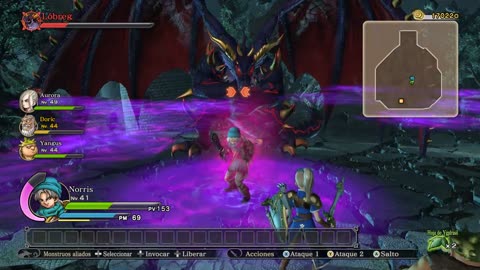 gameplay dragon quest heroes cap final boss lobreg y salvamos el mundo final español