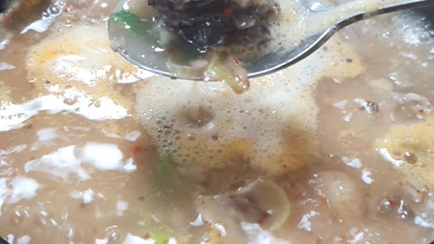 Korean rice soup