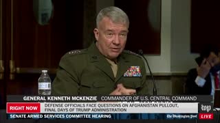 Generals Milley & McKenzie admits they recommended against President Biden’s withdrawal timeline