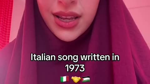 ITALIAN SONG WRITTEN IN 1973-DEDICATED TO PALESTINE