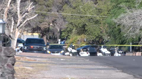 Lying pedestrian struck by pickup truck east of Las Vegas Strip