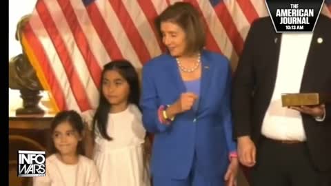 Nancy Pelosi Abuses Hispanic Child On TV