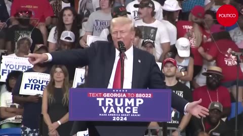 ‘Disloyal’: Trump attacks Kemp at Atlanta rally