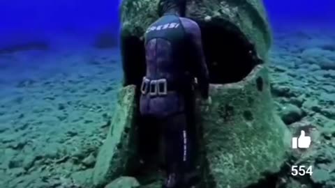 Helmet Of A Giant Found By Accident While Underwater Diving