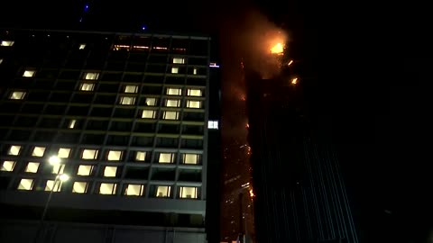 Fire rips through Hong Kong building under construction