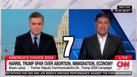 CNN host Jim Acosta interrupts former Trump communication official Bryan Lanza 9 times