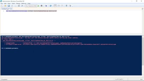 Download AzureAD Audit Logs with PowerShell