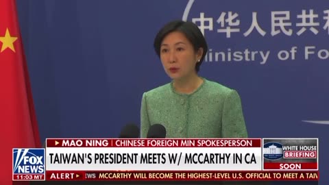 Taiwan President Meeting with McCarthy