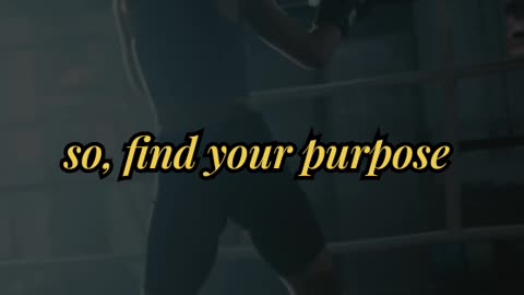 "Every action has a purpose"