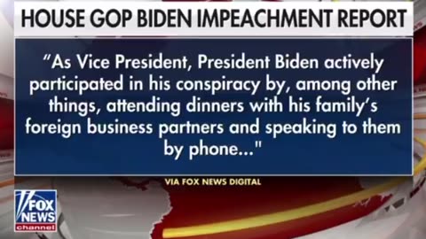 Congressional Report: Joe Robinette Biden, Jr. committed impeachable offenses while in office