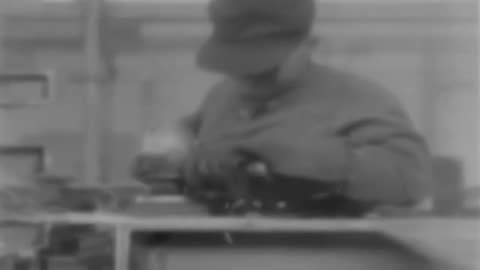 WWII Gun Factory - Footage