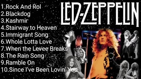 OS SUCESSOS MAIS OUVIDOS DE LED ZEPPLIN.