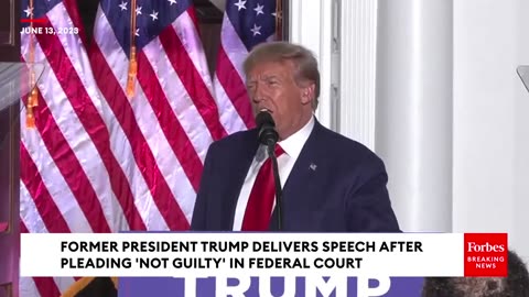 BREAKING NEWS Trump Mercilessly Unleashes On Biden In Speech Following Arraignment In Federal Court