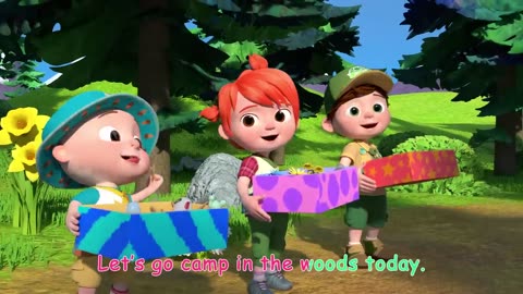 Let's Go Camping Song - Summer Family for kids || Cartoon Cocomelon.