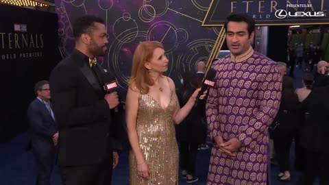 Kumail Nanjiani's Journey From Fan to Super Hero Eternals Red Carpet Live