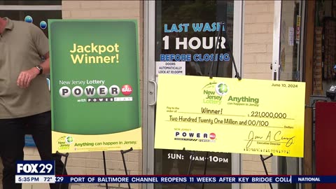 N.J. Lottery retailer says $221M Powerball winner is bus driver who spends $60 per day on tickets