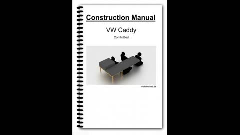 Construction Manual - VW Caddy Combi Bed