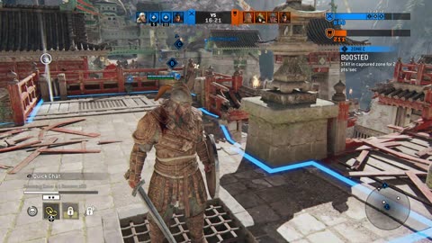 Battle 23 For Honor Domination Sanctuary Bridge Attacker Warlord