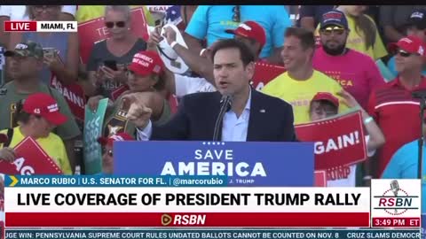 Marco Rubio Mentioned Hillary Clinton and The Crowd Chants - Lock Her up!