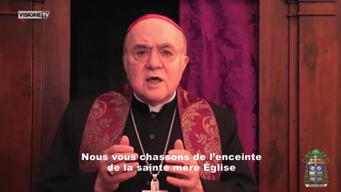 Mgr Viganò La miséricorde de Dieu pardonne les péchés à la suite d'un vrai repentir sous-titré fr