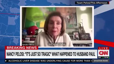 Nancy Pelosi releases first public on-camera comments since husband's attack