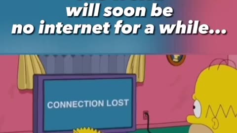 Simpsons Predicting Internet Blackout