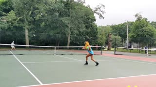 1st Tennis Rally - Fitness Motivation for you :-)