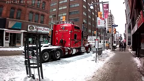 Ottawa Freedom Convoy - Street by street footage