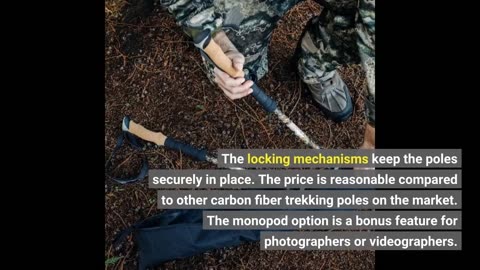 Real Feedback: Cascade Mountain Tech Trekking Poles - Carbon Fiber Monopod Walking or Hiking St...