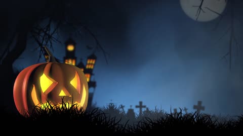 The Jack Lantern Lights Up the Graveyard