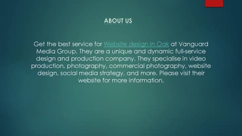 Best service for Website design in Oak