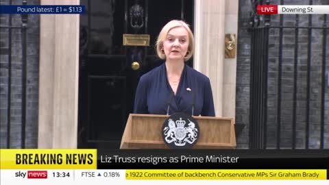 UK Prime Minister Liz Truss Steps Down