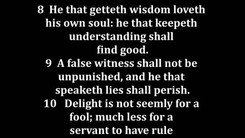 Proverbs 19 King James version