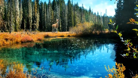 Landscape : Deer Pine Forest |WOW|