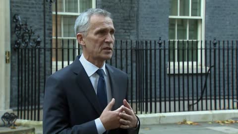 NATO Secretary General at No. 10 Downing Street, 09 NOV 2022