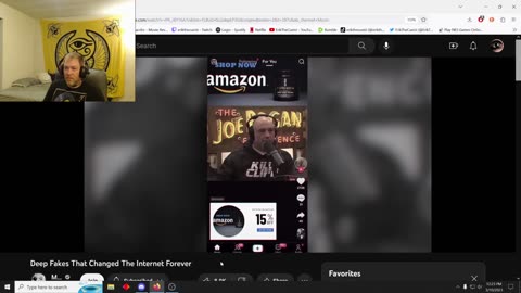 Reacting to: Joe Rogan deep fake from deep fakes that changed the internet video