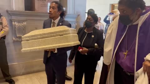 TN Rep. Justin Jones brought a prop child’s coffin to the House