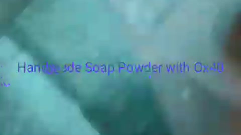 owder soap with hydrogen peroxide or OX 40