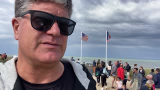 Utah Beach - Met Head Of French Space And Defense, NATO Two Star