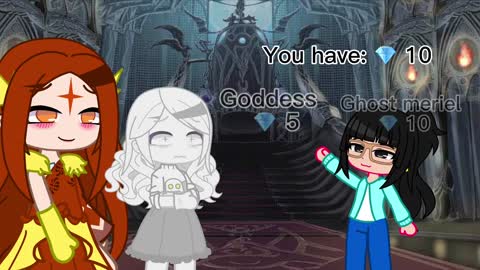 Ghost and goddess au Meme