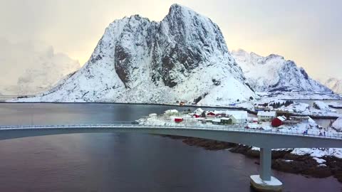 Lofoten Norway 4K HD Drone Video