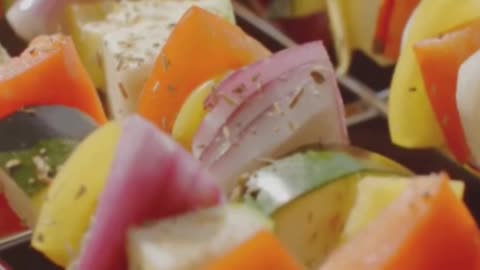 Rainbow Veggie Skewers with Sparkle Dip! #shorts #viral #foodhacks