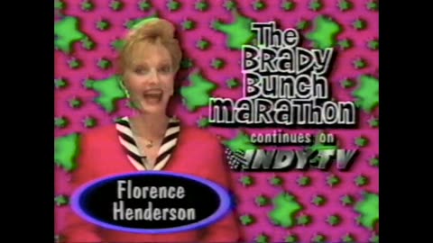 May 27, 1996 - WNDY Florence Henderson Bumpers for 'Brady Bunch' Marathon