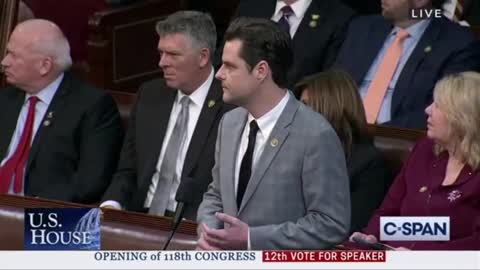 GOP Rep Yells At Matt Gaetz During Speaker Vote