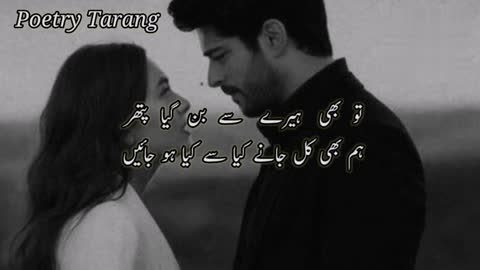 Tu Bhi Heere Say Ban Gya Pathar | Sad Poetry | Urdu Shayari | Status Video