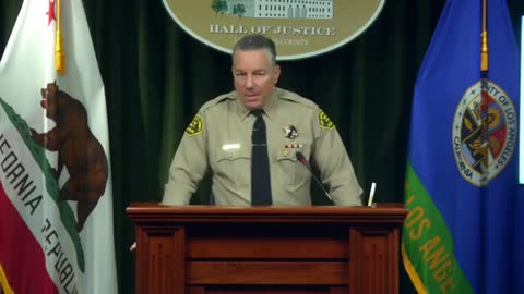 Los Angeles Sheriff Holds Press Briefing Following Killing Of Brianna Kupfer